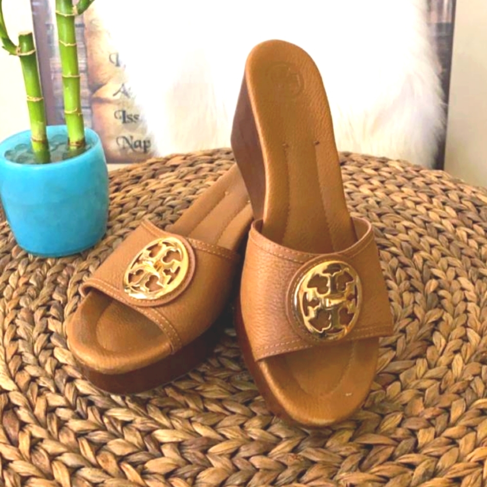 Tory Burch wedge slides